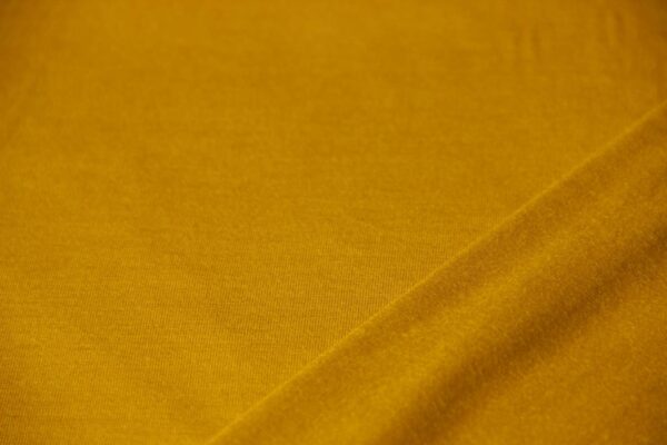 jersey bamboe oker voor- en achterkant