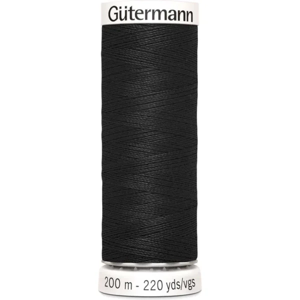 Gutermann zwart 200m
