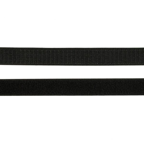Klittenband zwart 25mm