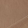 hydrofiel uni taupe voor- en achterkant