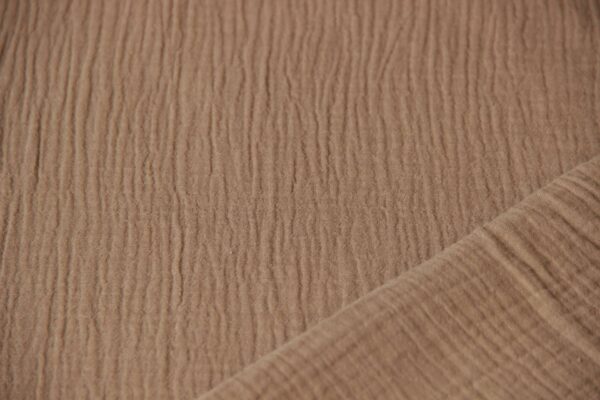 hydrofiel uni taupe voor- en achterkant