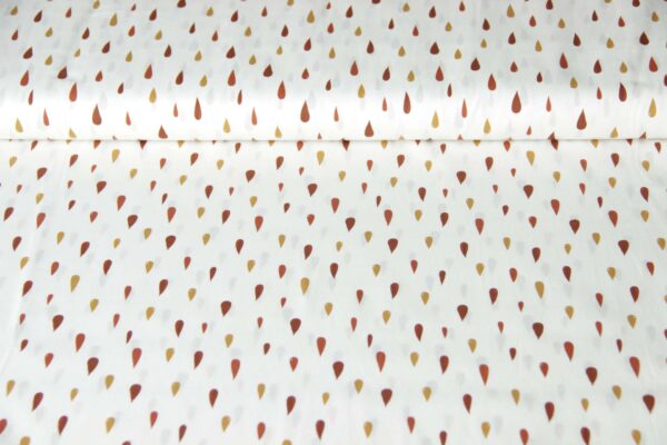 katoen regendruppels steen rood katoen regendruppels steen rood