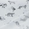 katoen wildlife wit voor- en achterkant