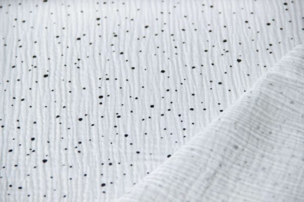 hydrofiel wit met zwarte stippen