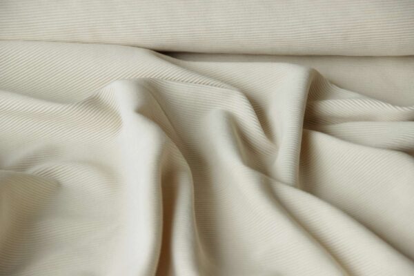 Ottoman Rib Natural Beige Coupon 160cm - Melliewood