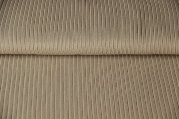 Brede rib dark beige