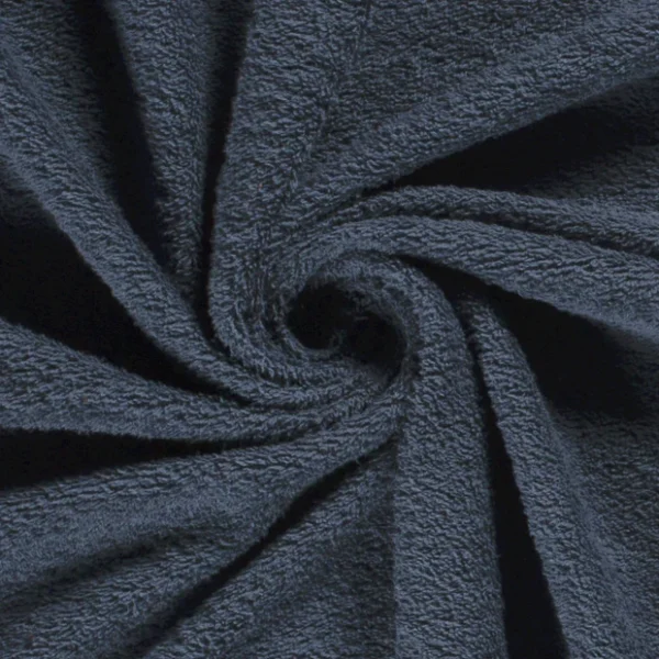 badstof effen staalblauw