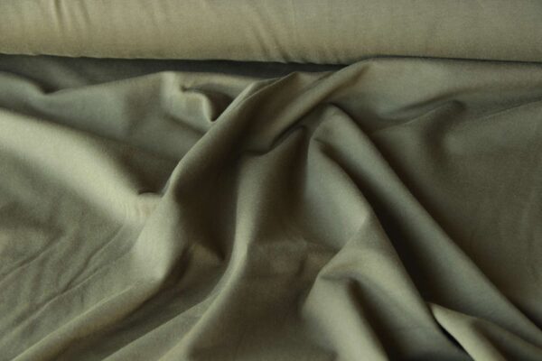French Terry Brushed Uni Oud Groen