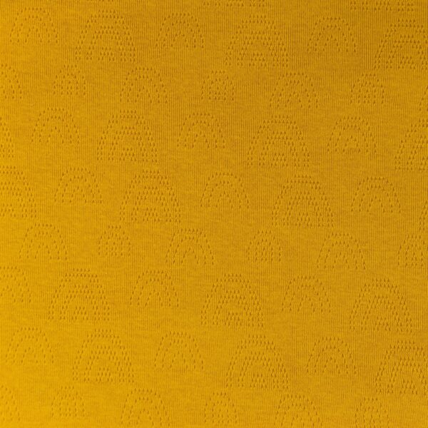 katoen ajour regenboog oker