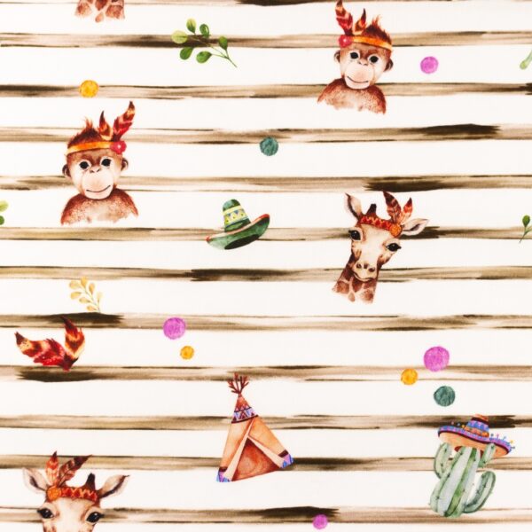 katoen strepen en dieren