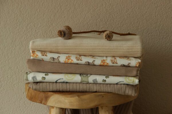Brede Rib Dark Beige