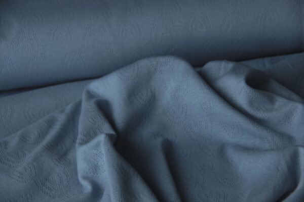 Katoen Ajour Regenboog Baby Blauw