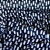 Jersey Zwart Met Witte Streepjes