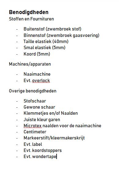 Zwembroek Patroon Elio