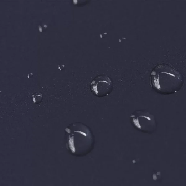 regenjas stof donker blauw