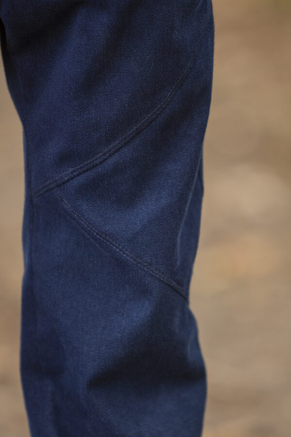 Denim Knit Donker Blauw