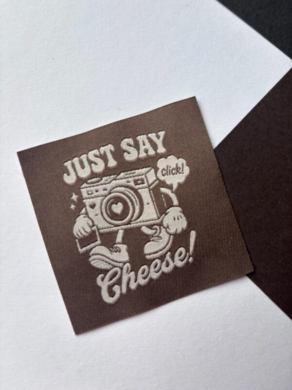label just say cheese