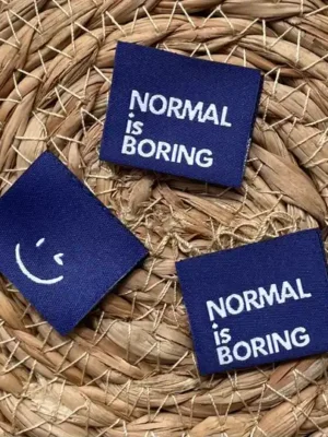folded label normal is boring