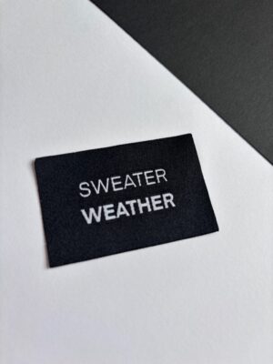 label sweater weather