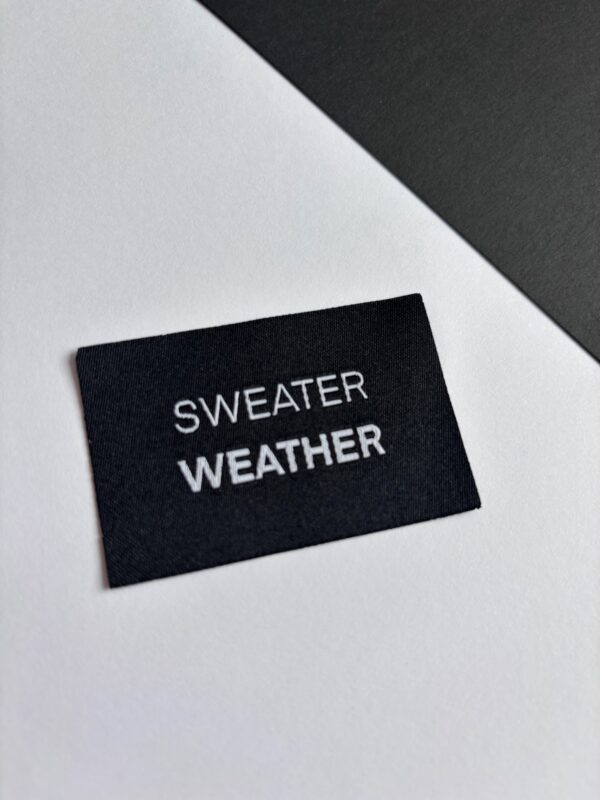 label sweater weather