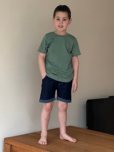 Katoen Ajour Regenboog Oud Groen