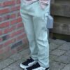 Linnen Viscose Dusty Groen