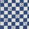 joggingstof sport ruiten blauw